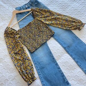 Smoked ribbed top 🌼